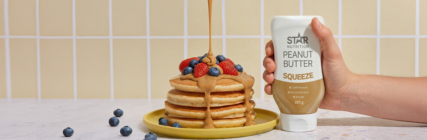 Peanut Butter Squeeze -10%. Erbjudandet g&auml;ller till och med 31 oktober